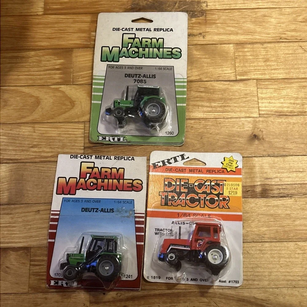 Ertl Farm Machines Diecast Tractor Lot Of‎ 3 New Sealed D2